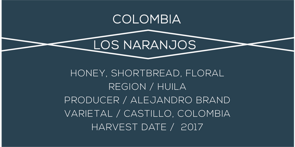 Colombia Los Naranjos - Case Coffee Roasters